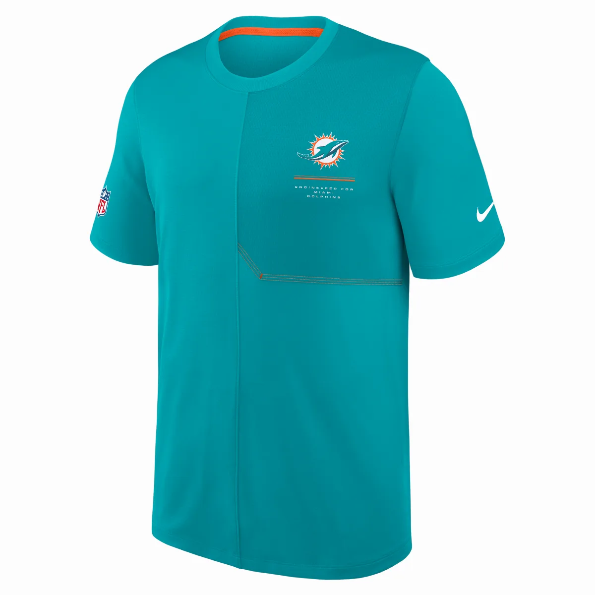 Miami Dolphins Sideline Coach Dri-FIT NFL Top