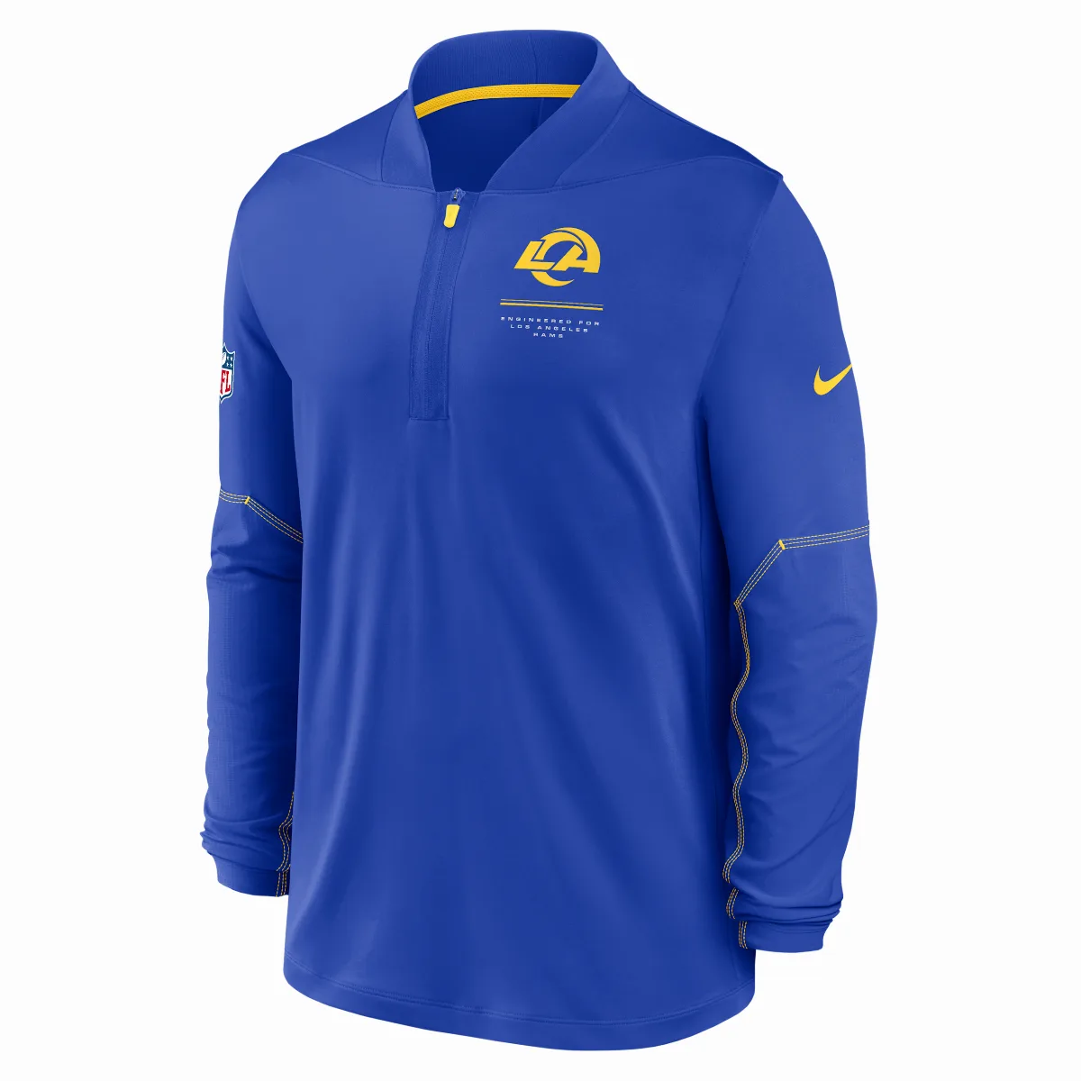 Los Angeles Rams Sideline Dri-FIT NFL 1/2-Zip Top by Nike