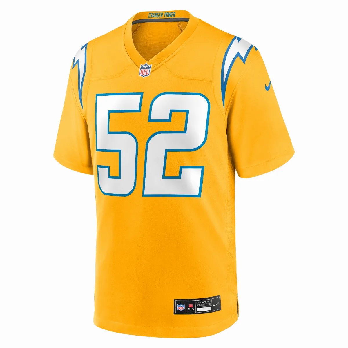 Khalil Mack Los Angeles Chargers NFL Game Jersey by Nike