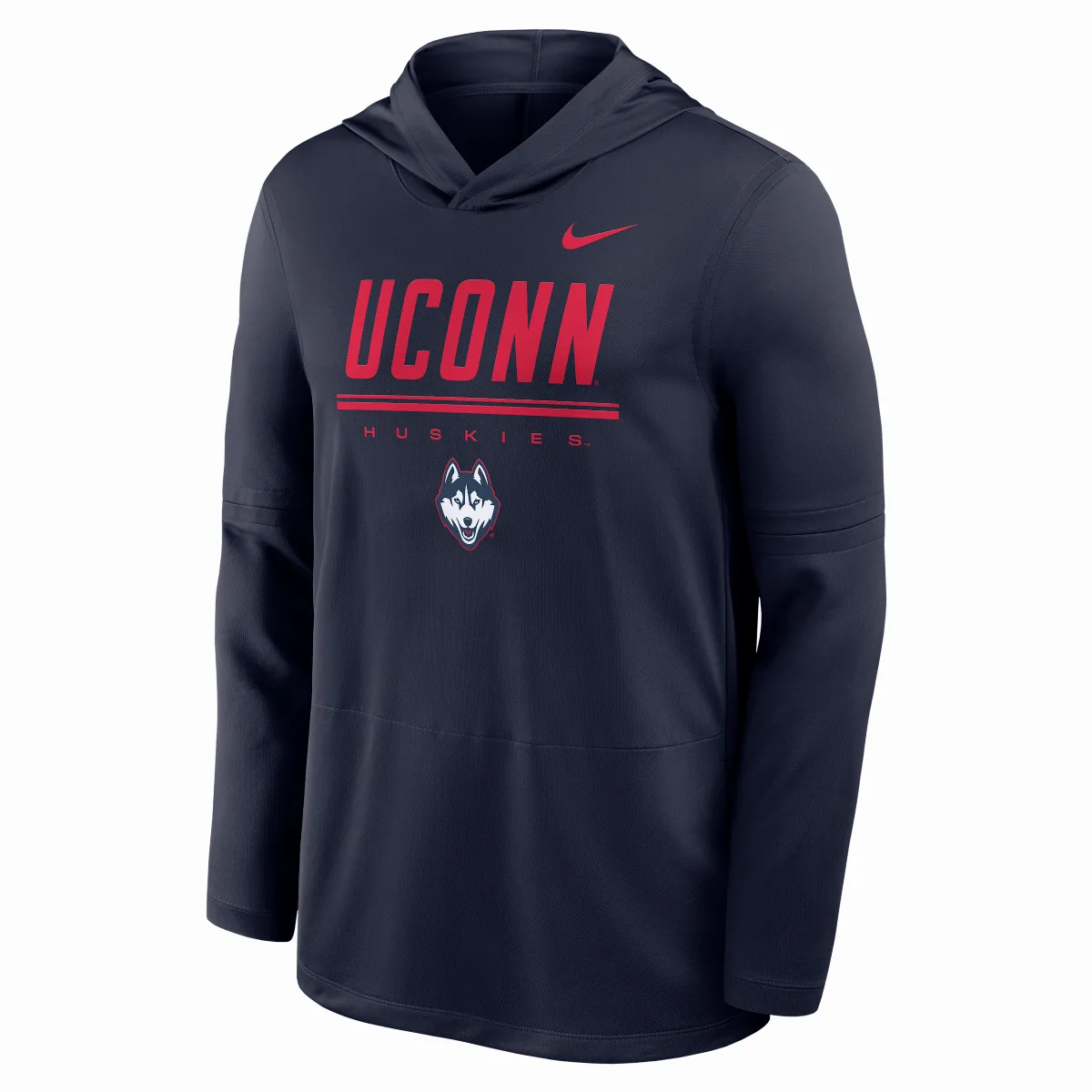 UConn Sideline Dri-FIT College Long-Sleeve Hooded Top by Nike