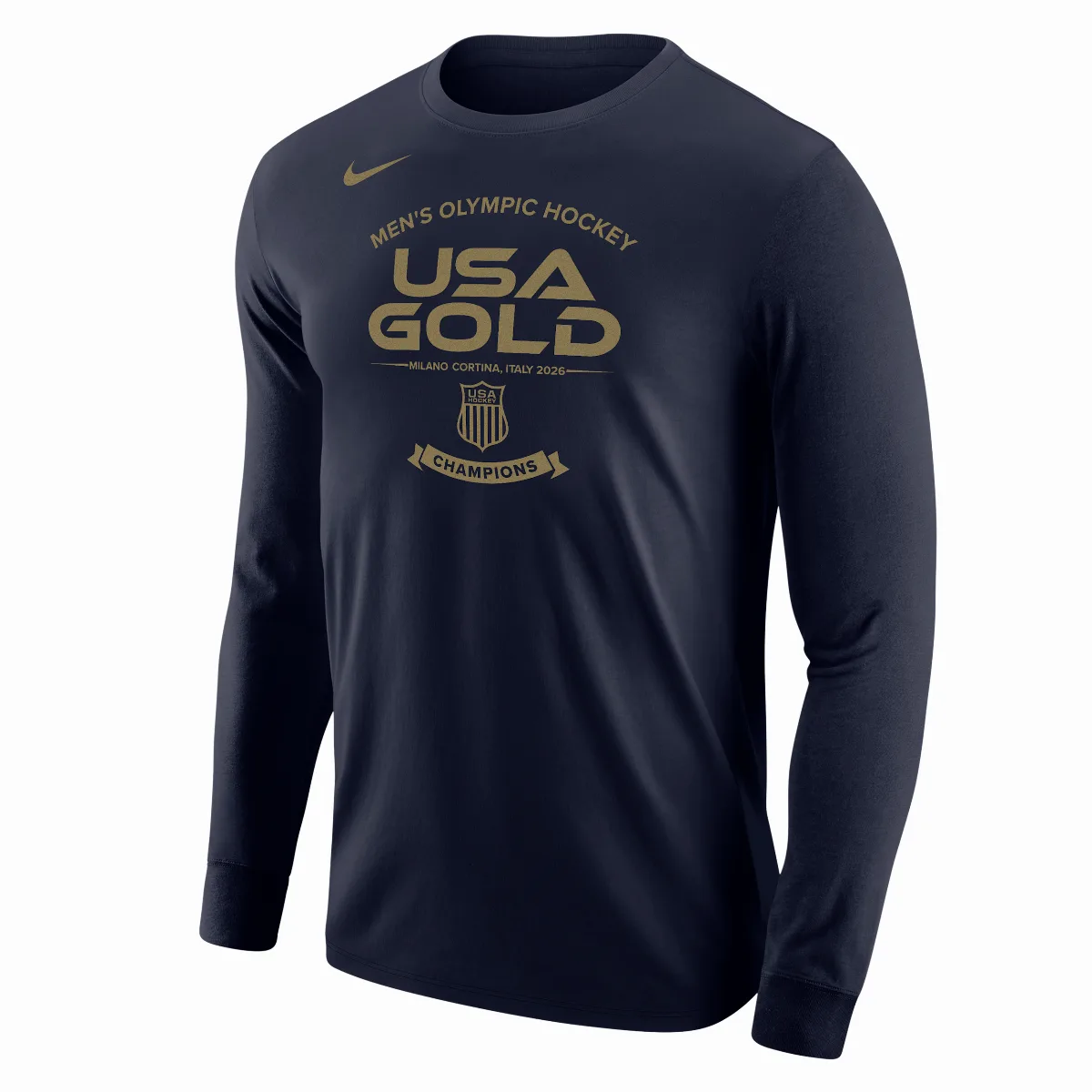 USA Olympic Team 2026 Gold Medal Roster Cotton T-Shirt by Nike