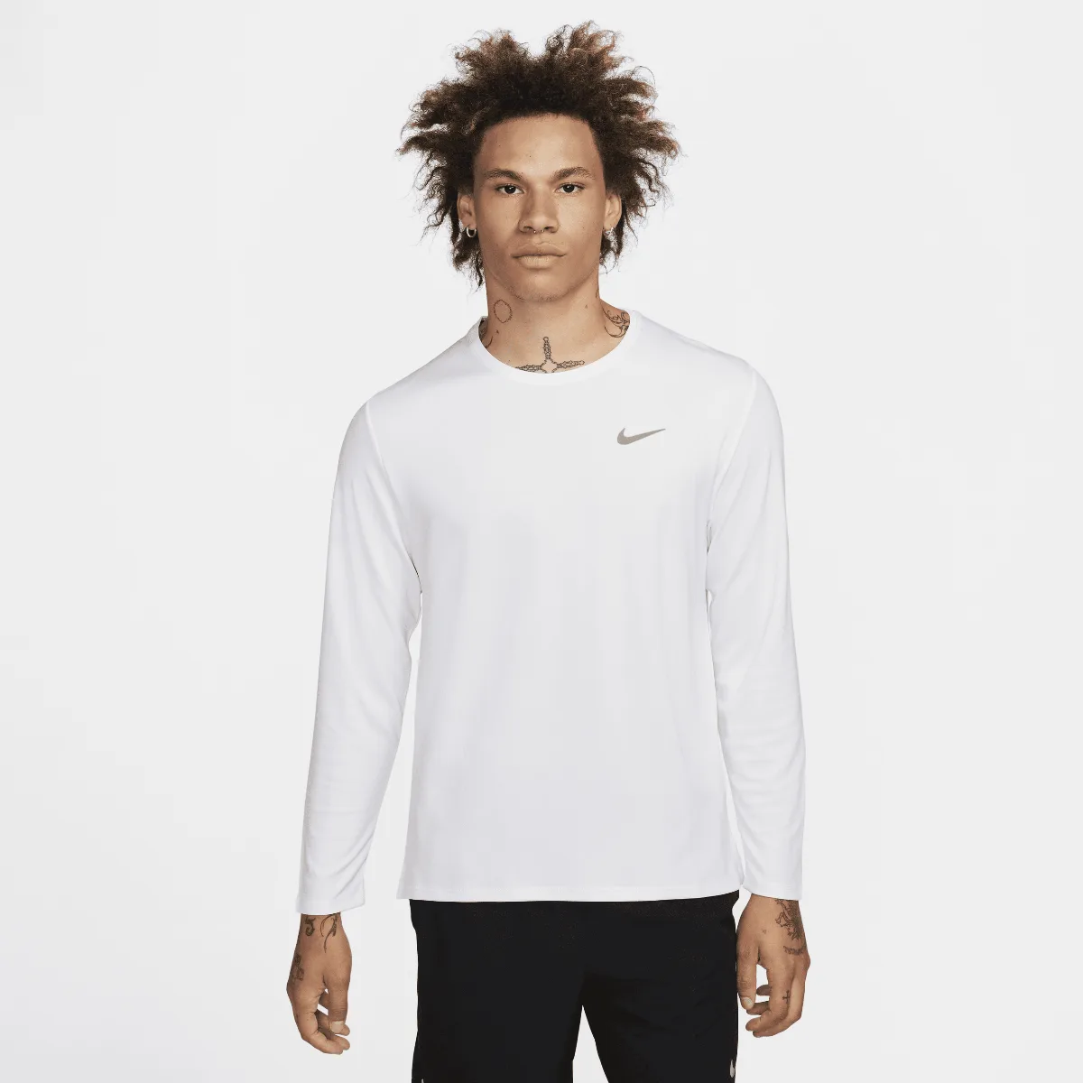 Miler Dri-FIT Long-Sleeve Running Top by Nike