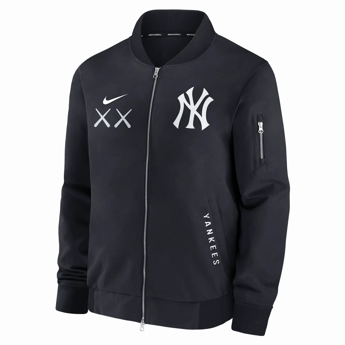 New York Yankees Dugout Nike x KAWS MLB Full-Zip Bomber Jacket by Nike