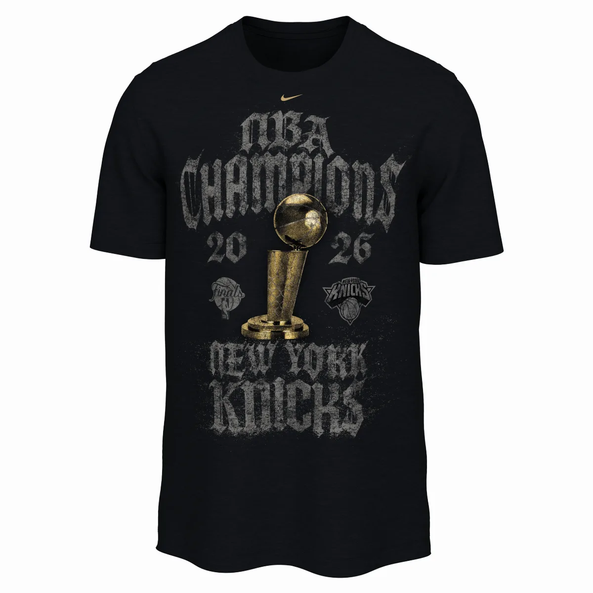 New York Knicks 2025-26 Champions Basketball T-Shirt by Nike