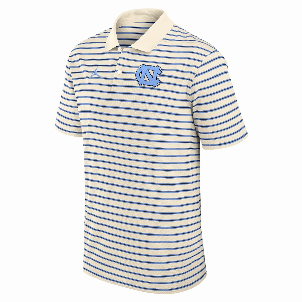 North Carolina Striped Jordan Brand Dri-FIT College Polo by Jordan
