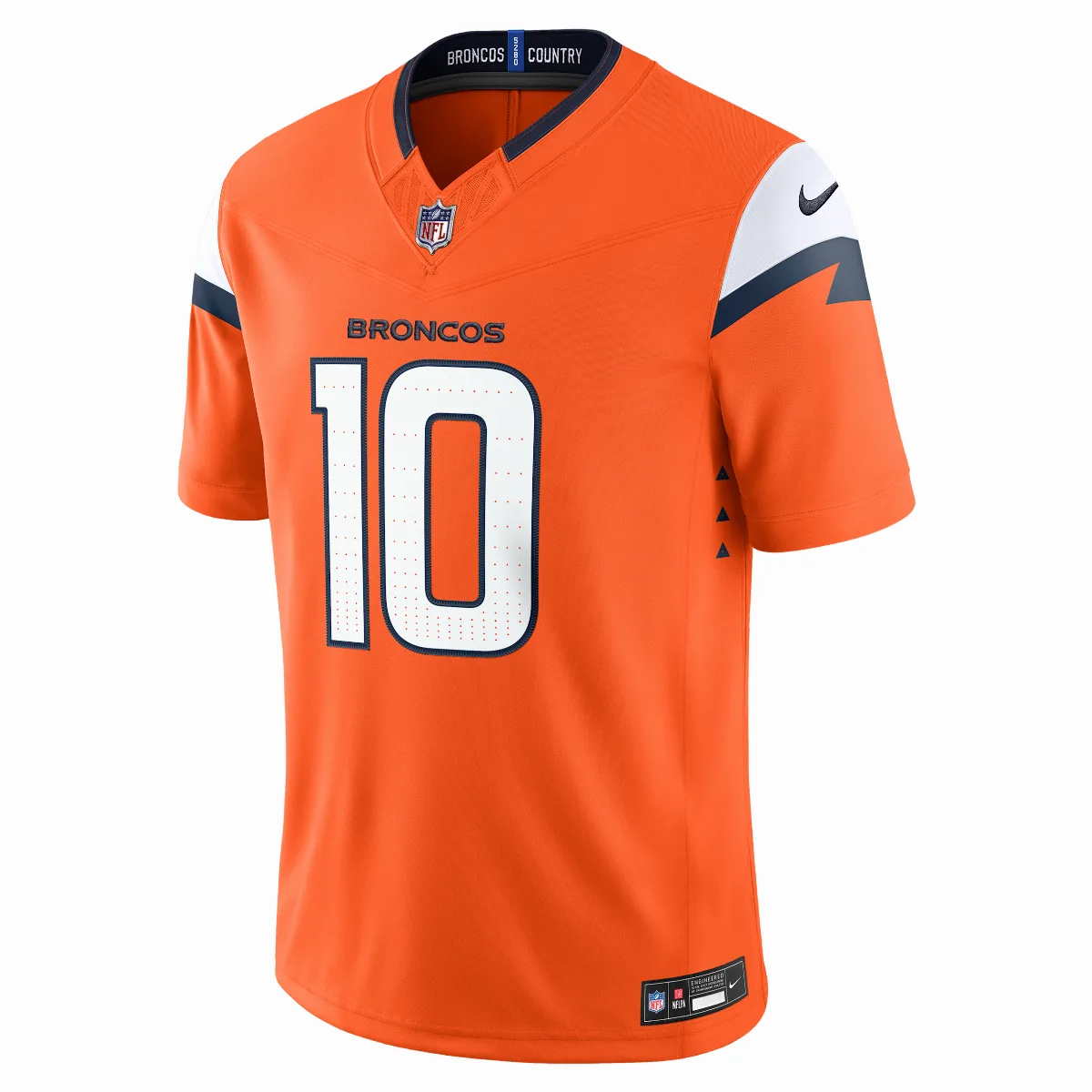 Bo Nix Denver Broncos Dri-FIT NFL Stitched Limited Jersey by Nike