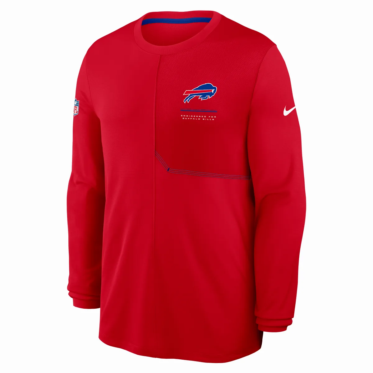 Buffalo Bills Sideline Coach Dri-FIT NFL Long-Sleeve Top by Nike