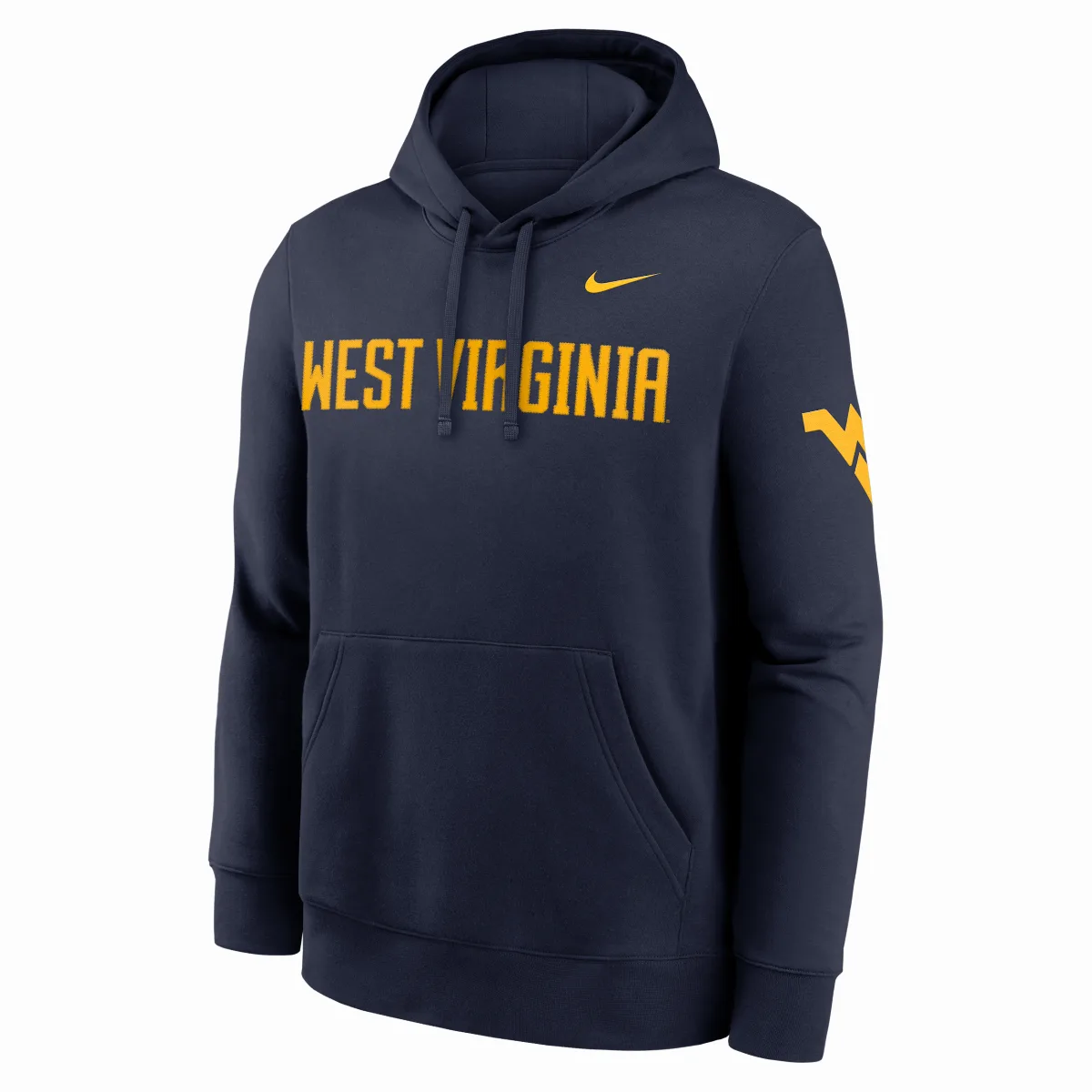 West Virginia Sideline Club College Pullover Hoodie by Nike