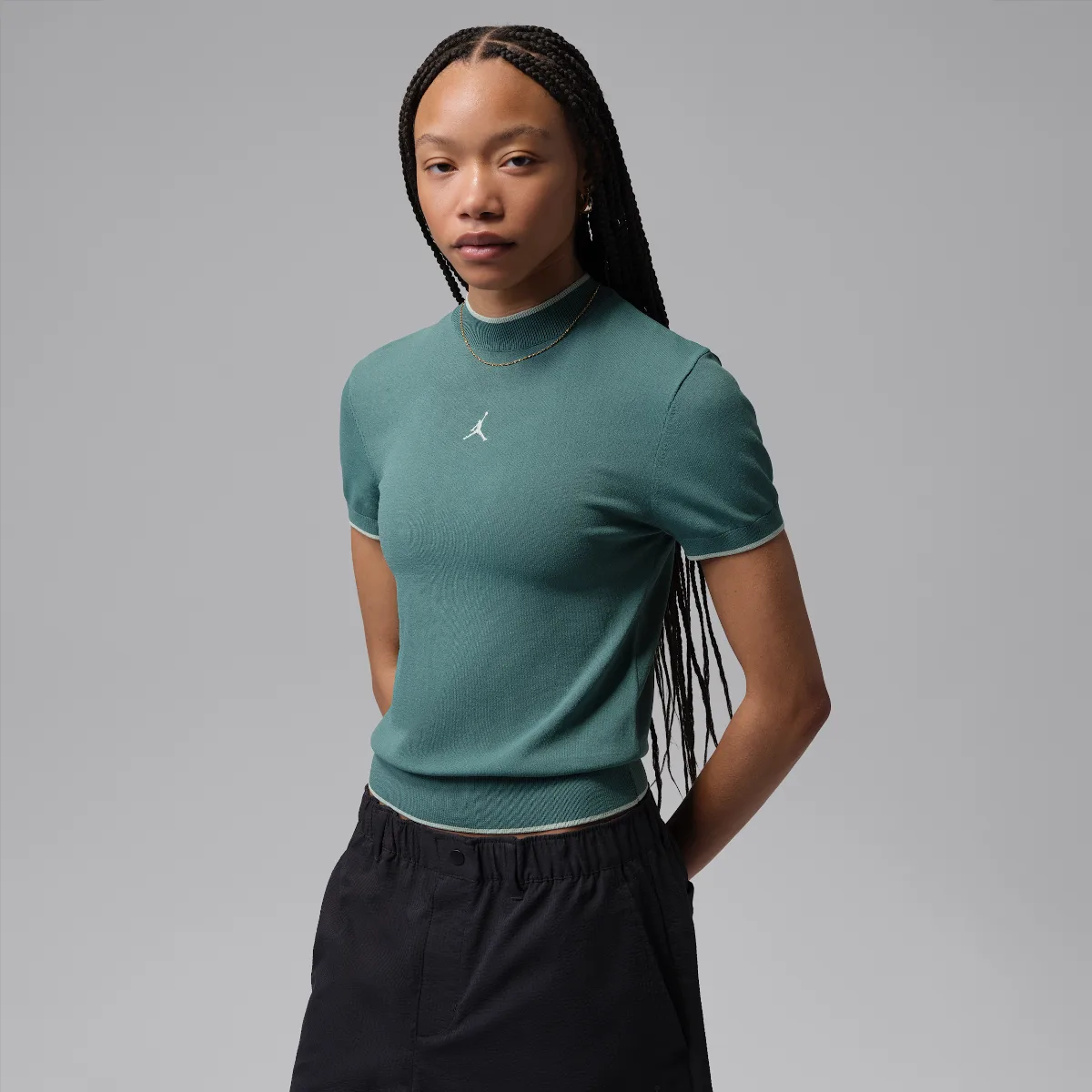 Jordan Sport Mock-Neck Short-Sleeve Golf Top by Jordan