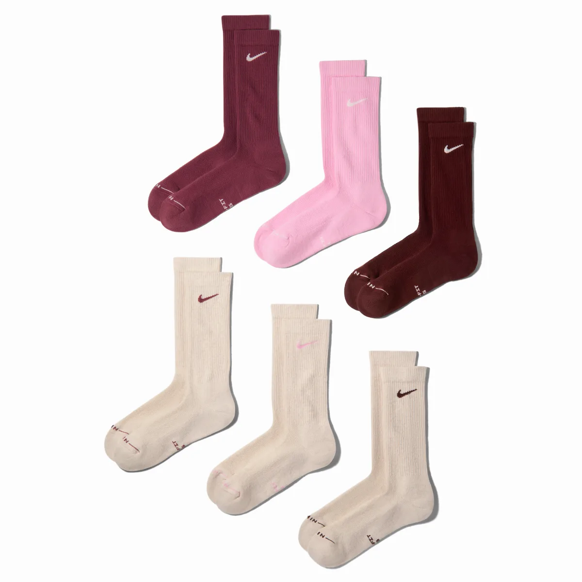 Everyday Elevated Crew Socks (6 Pairs) by Nike
