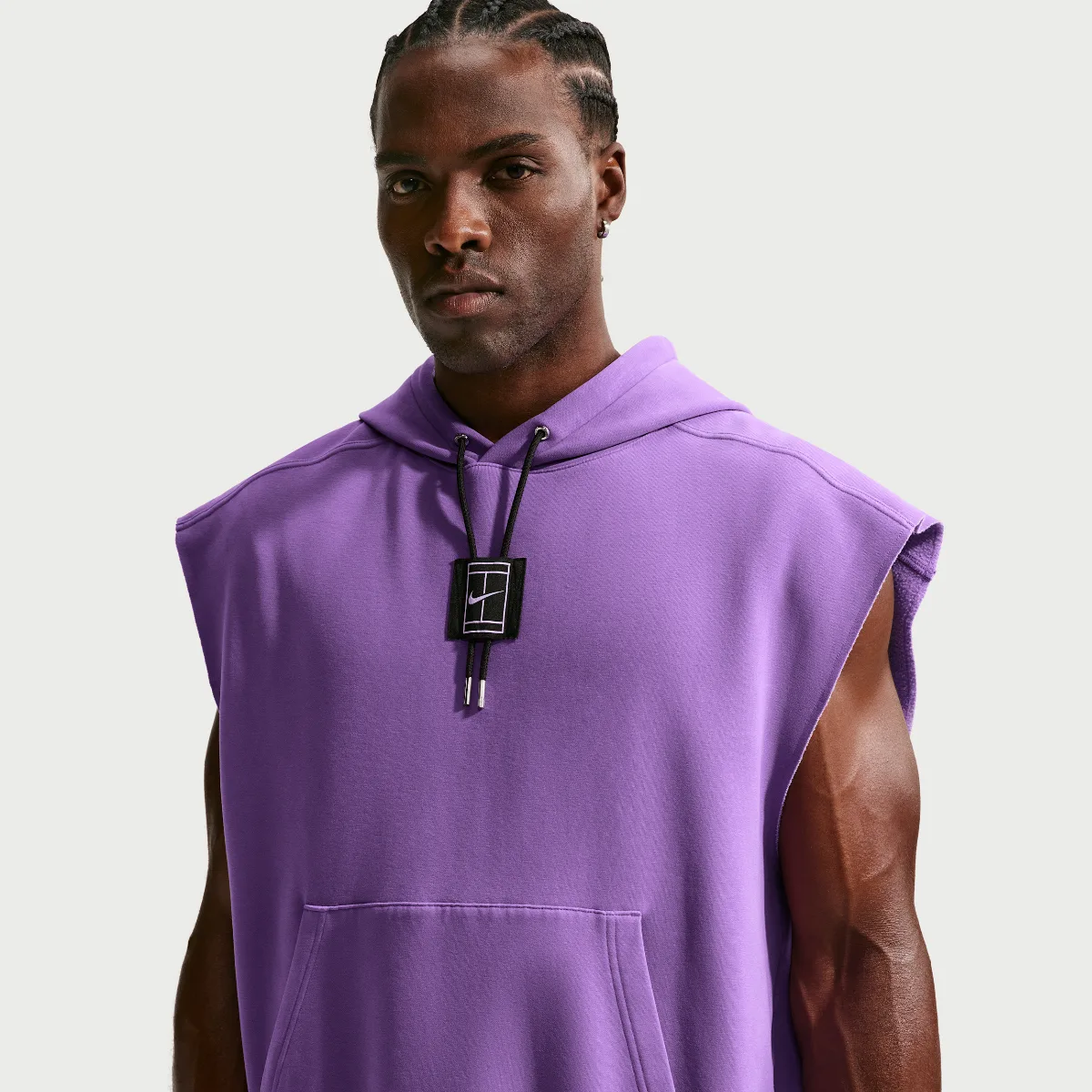 Court Slam Tennis Sleeveless Pullover Hoodie by Nike