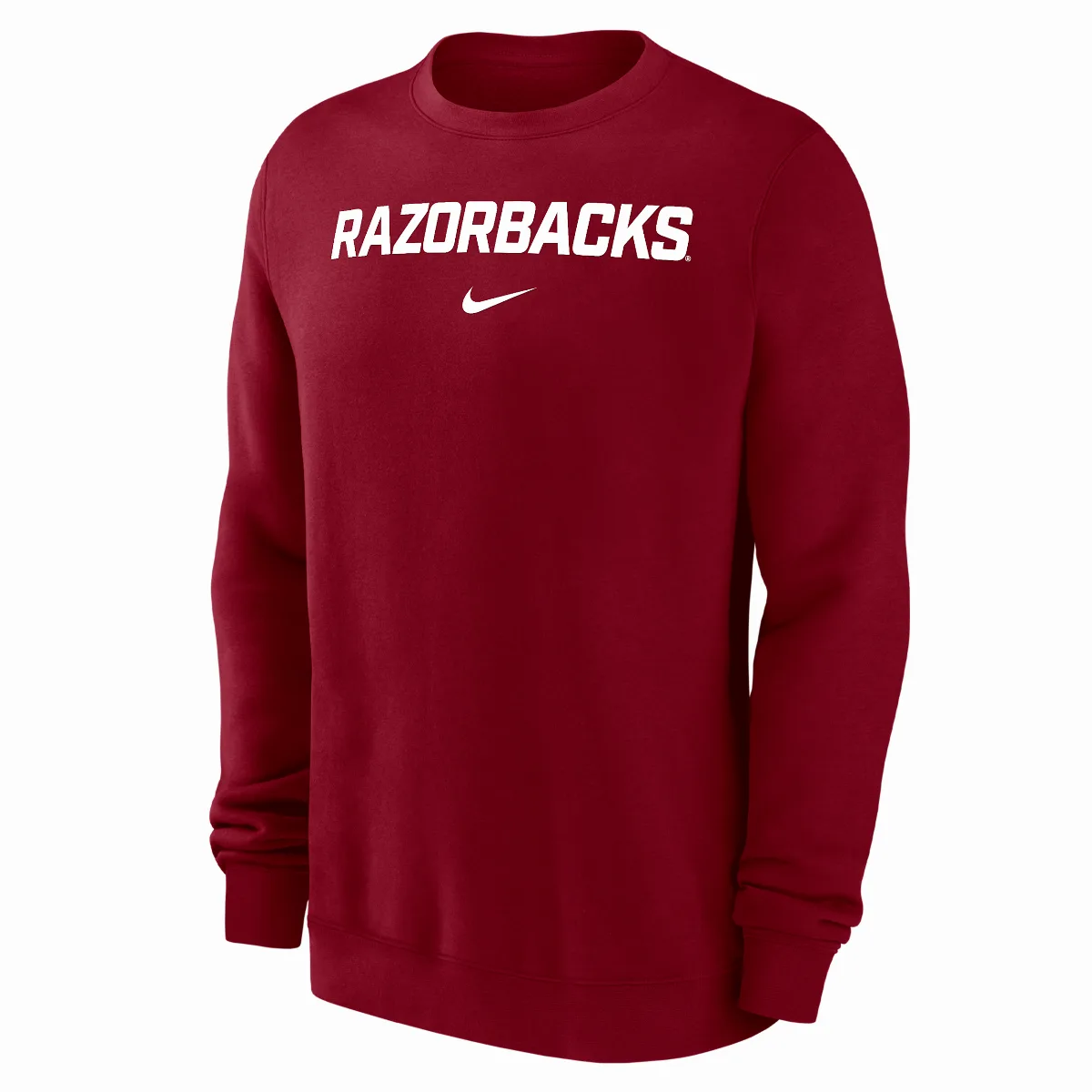 College Club (arkansas Razorbacks) Pullover Crew-Neck Sweatshirt by Nike