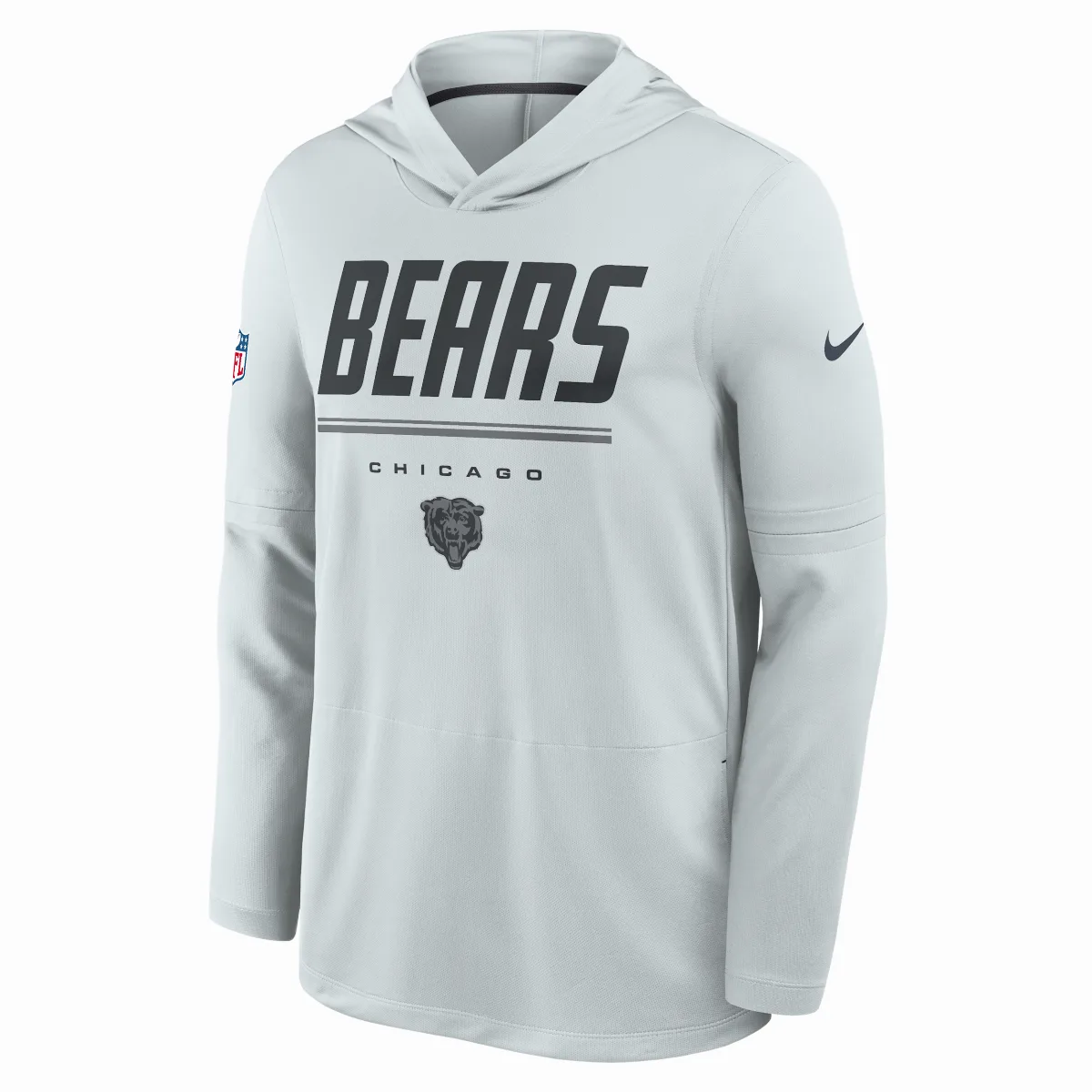 Chicago Bears Sideline Dri-FIT NFL Long-Sleeve Hooded Top