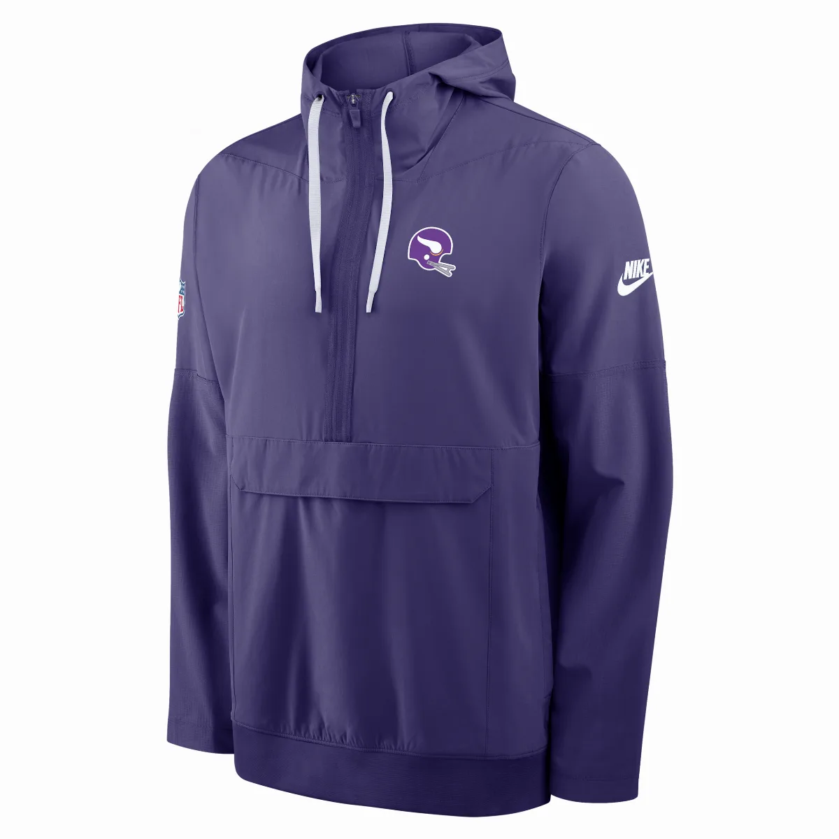 Minnesota Vikings Alt Anorak NFL 1/2-Zip Hooded Jacket by Nike