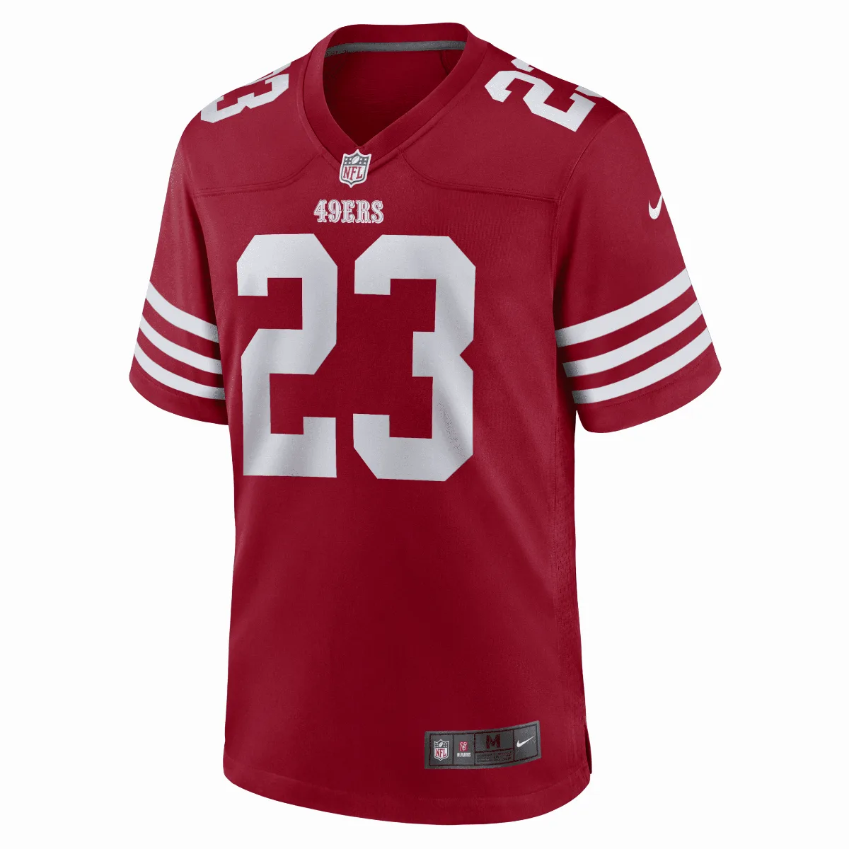 NFL San Francisco 49ers (christian McCaffrey) Game Football Jersey by Nike