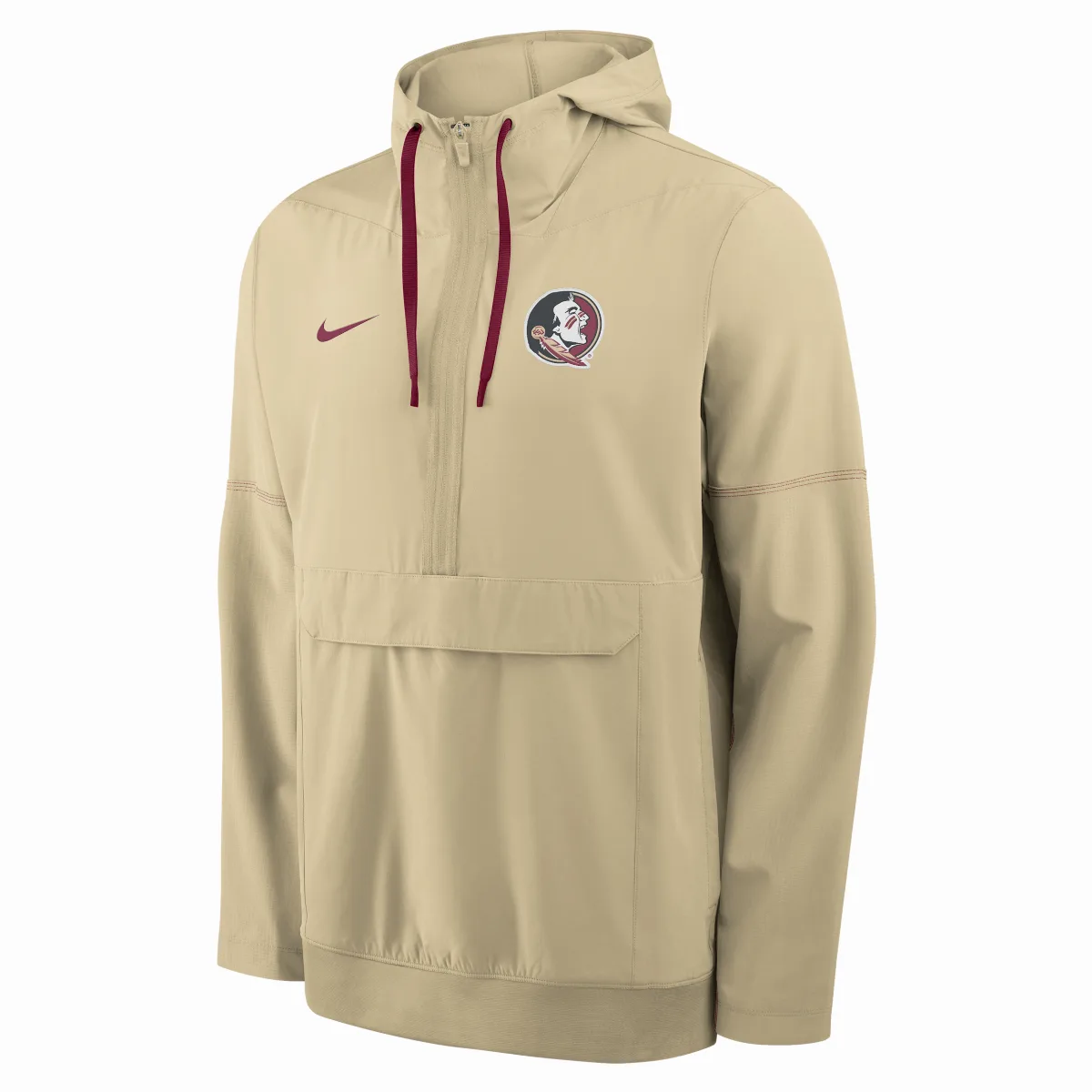 Florida State Sideline Anorak College 1/2-Zip Hooded Jacket by Nike
