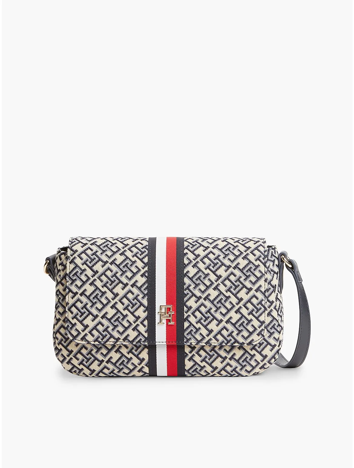 Signature Stripe Jacquard Crossbody Bag by Tommy Hilfiger
