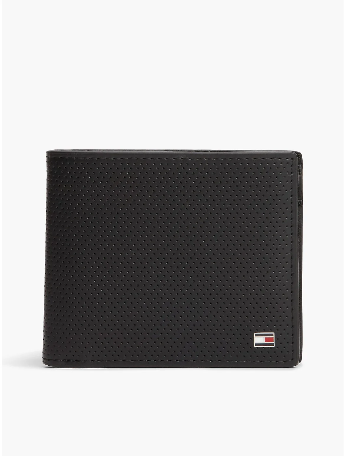 Textured Leather Card & Coin Wallet