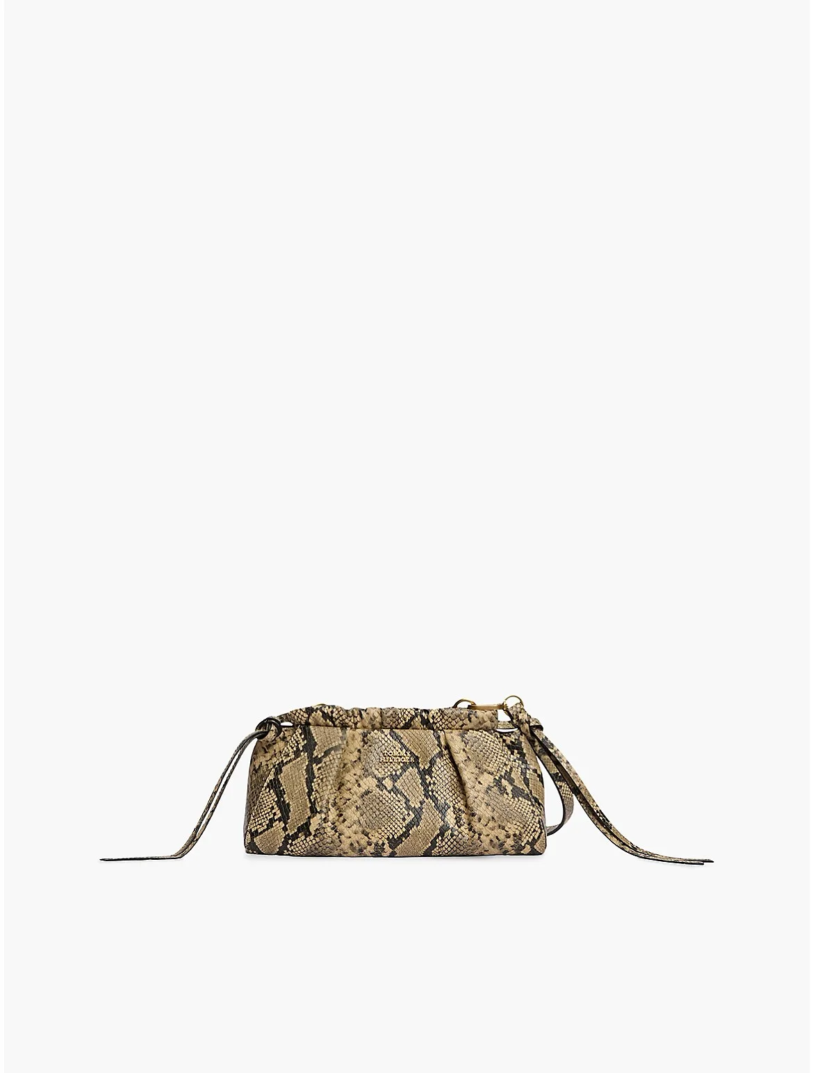Snake-Embossed Leather Mini Crossbody by Tommy Hilfiger