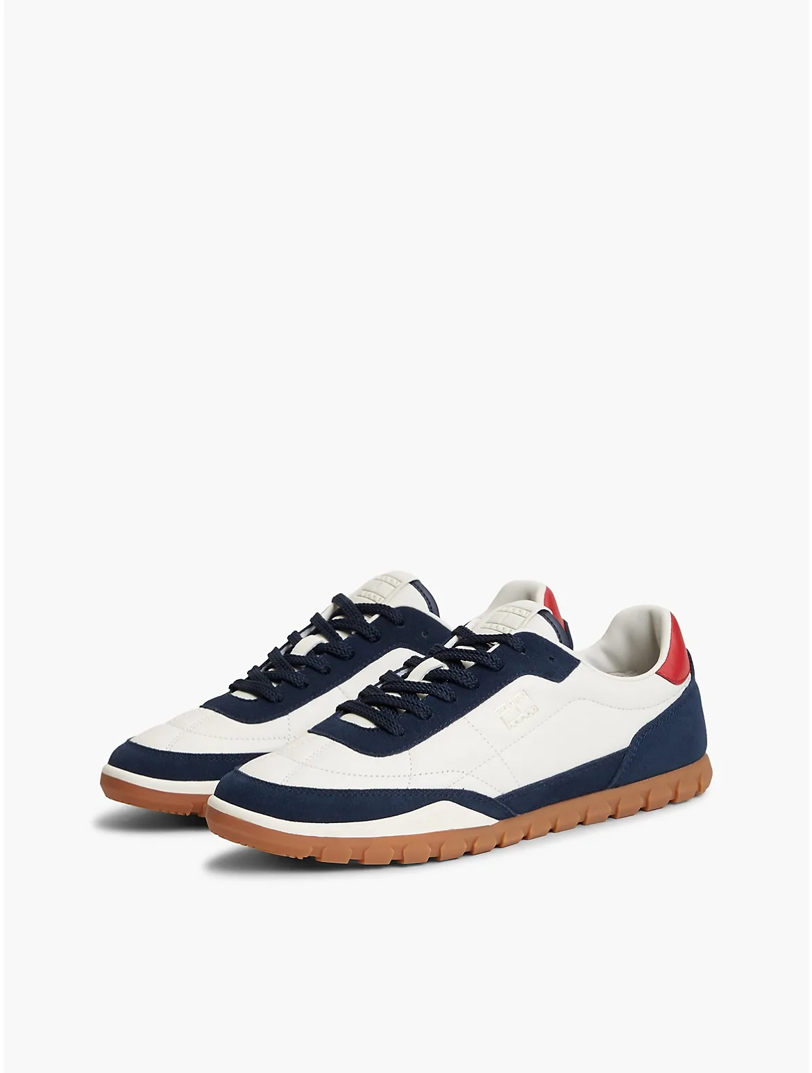 Tommy Jeans Mixed-Leather Sneaker by Tommy Hilfiger