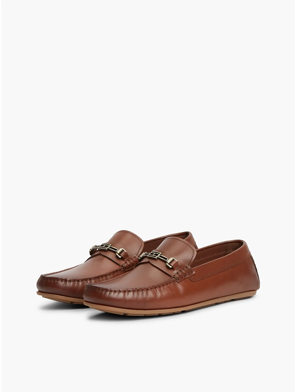 Flag Hardware Leather Driving Loafer by Tommy Hilfiger