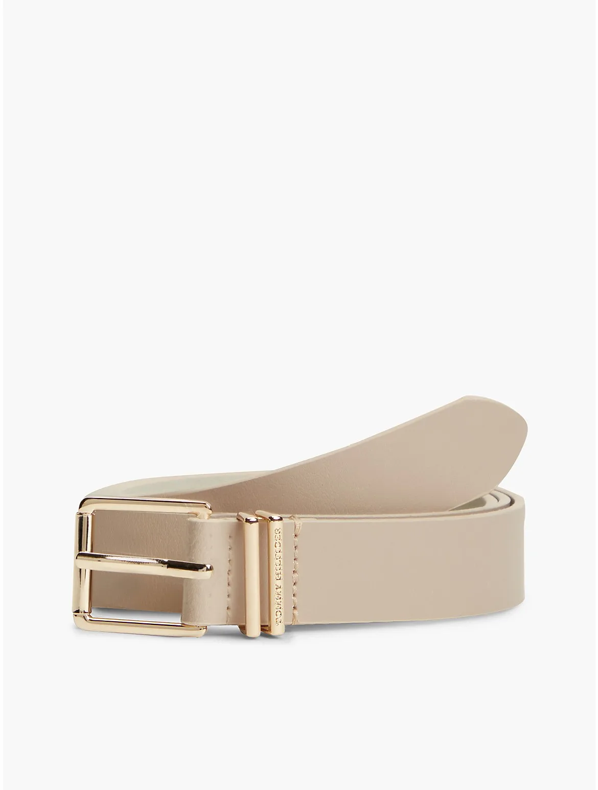 Square Buckle Leather Belt