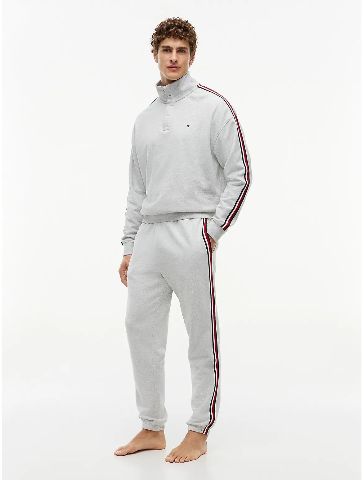 Signature Stripe Terry Lounge Jogger by Tommy Hilfiger