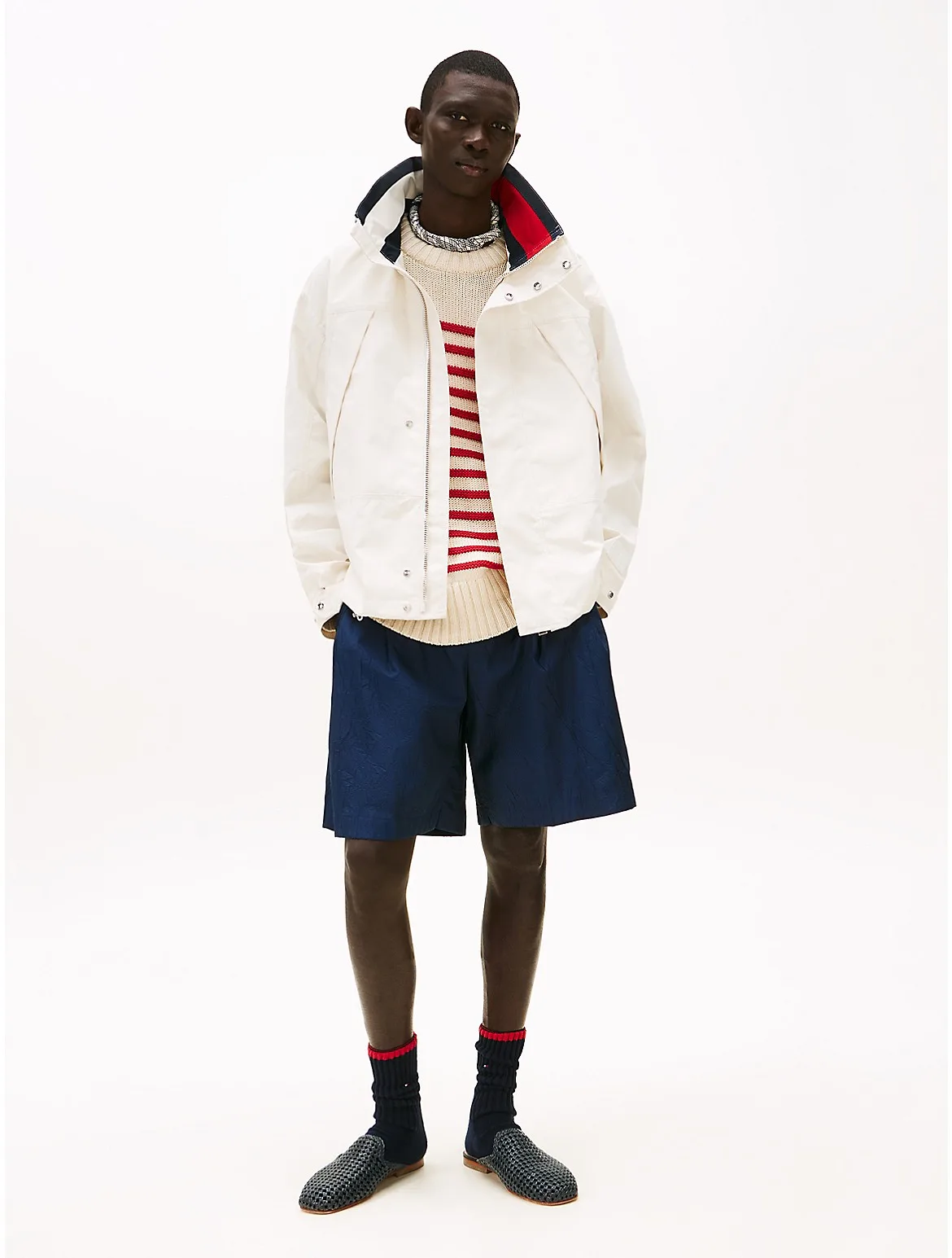 Wide Leg Crinkle Chino Short by Tommy Hilfiger