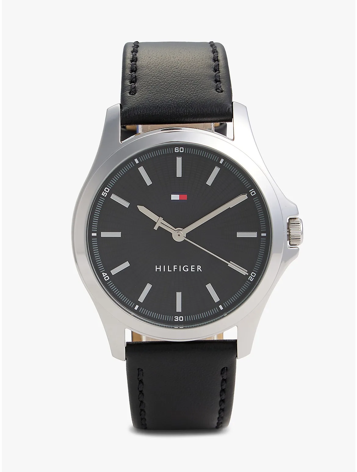 43MM Leather Strap Sport Watch