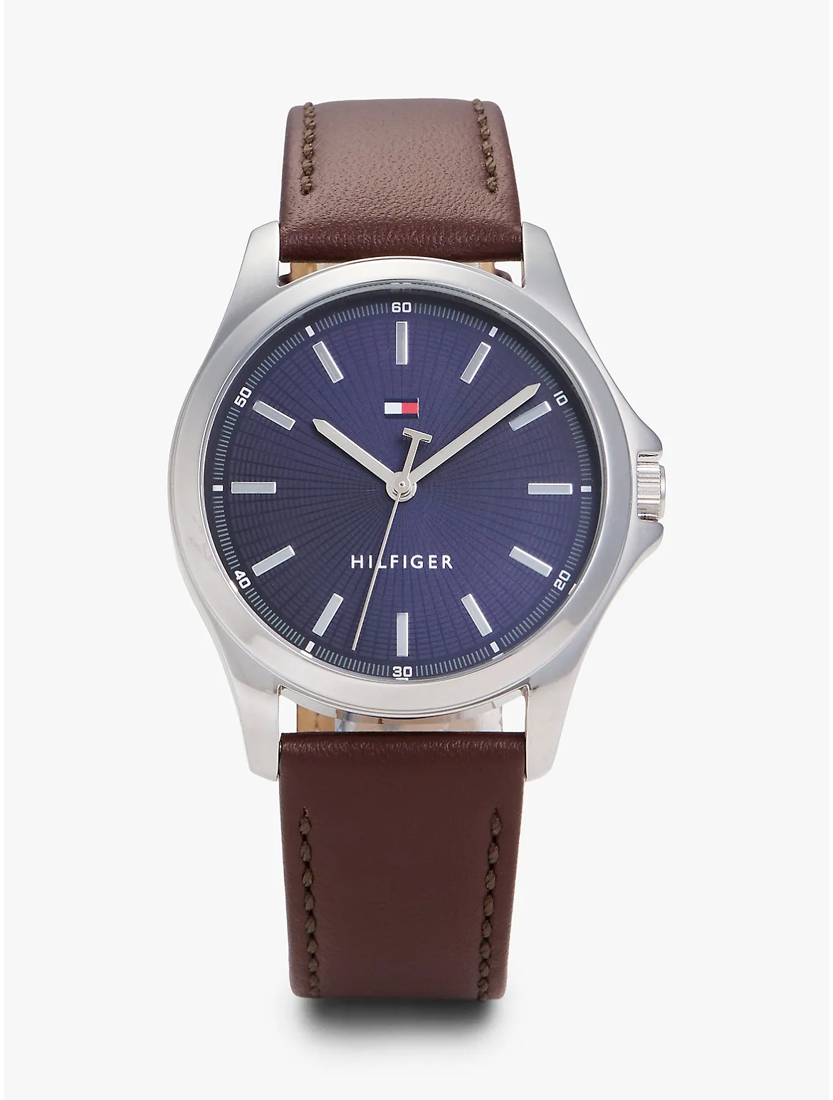 43MM Leather Strap Sport Watch