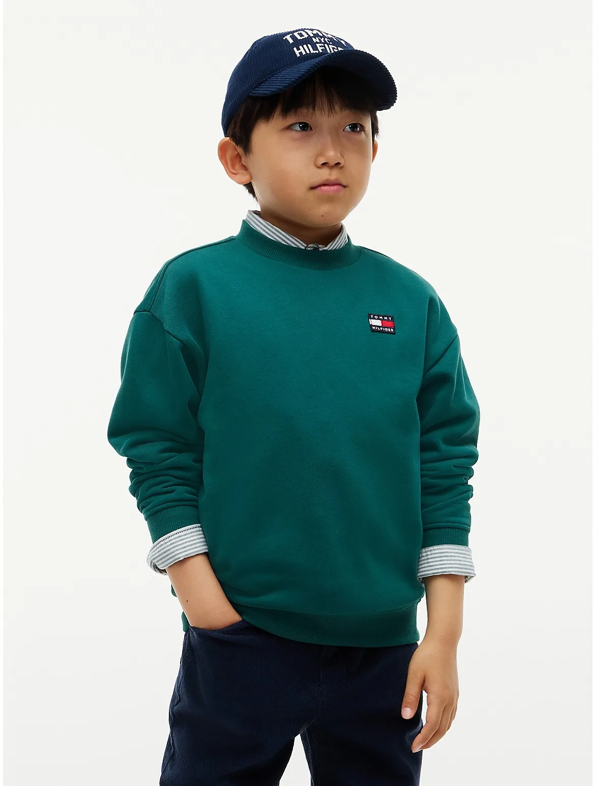 Classic Flag Logo Sweatshirt by Tommy Hilfiger
