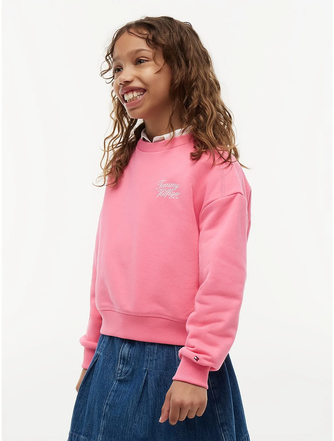 Script Logo Sweatshirt by Tommy Hilfiger