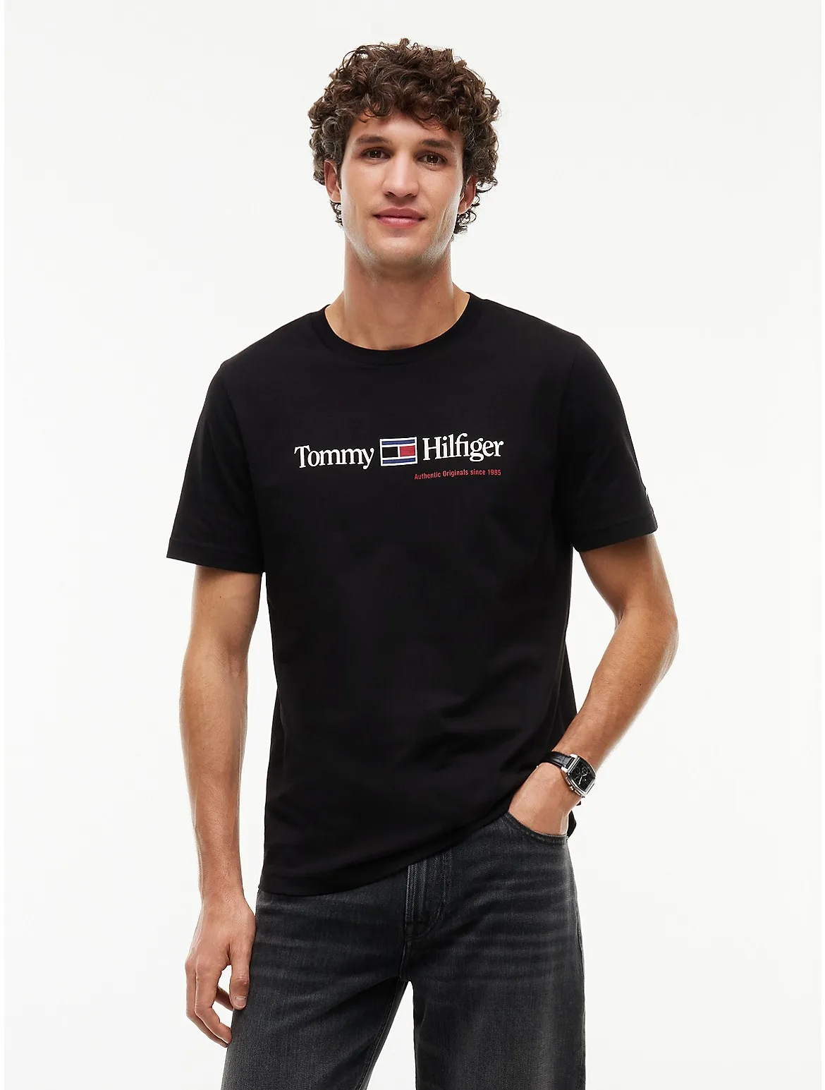 Hilfiger Flag Logo T-Shirt by Tommy Hilfiger