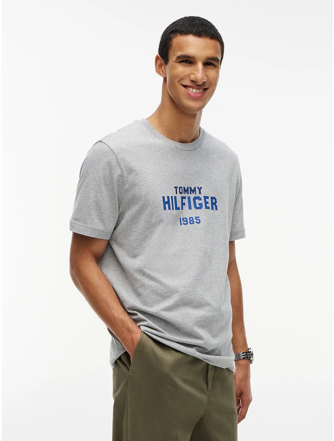 Classic Hilfiger Logo T-Shirt by Tommy Hilfiger