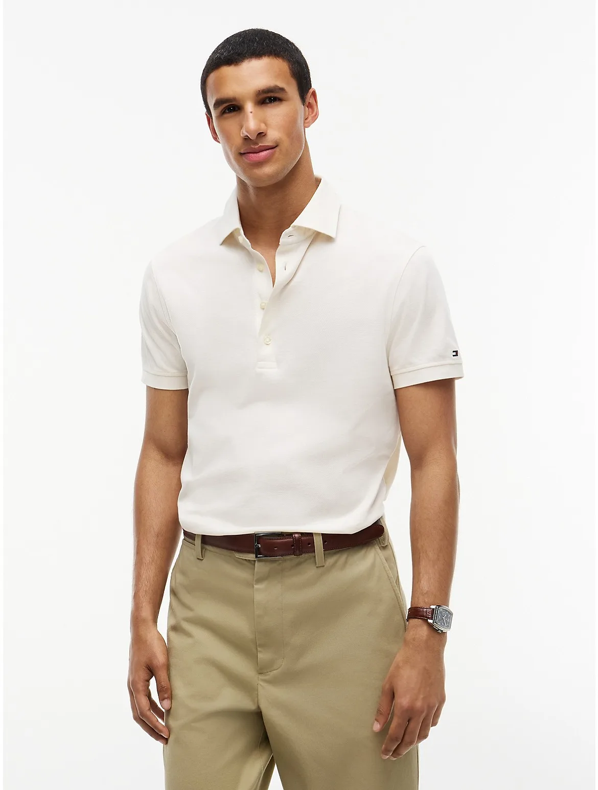 New York Label Regular Fit Mercerized Polo by Tommy Hilfiger