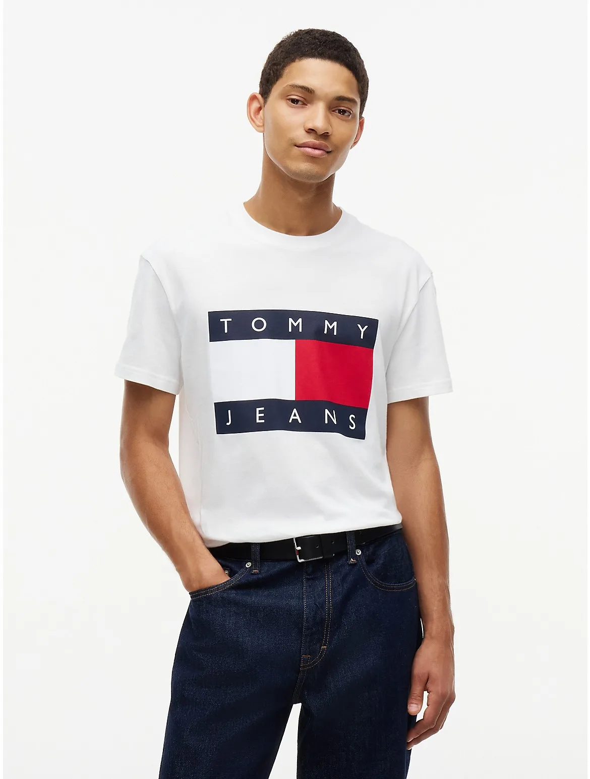 Tommy Jeans Big Flag Logo T-Shirt by Tommy Hilfiger