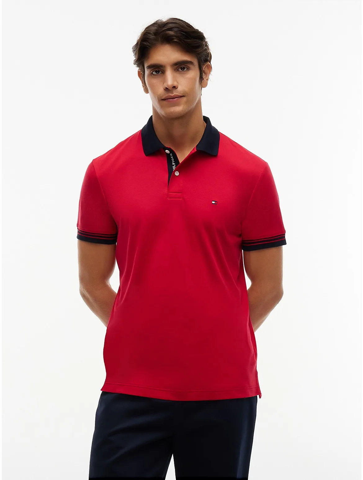 Regular Fit Tipped Smooth Cotton Polo