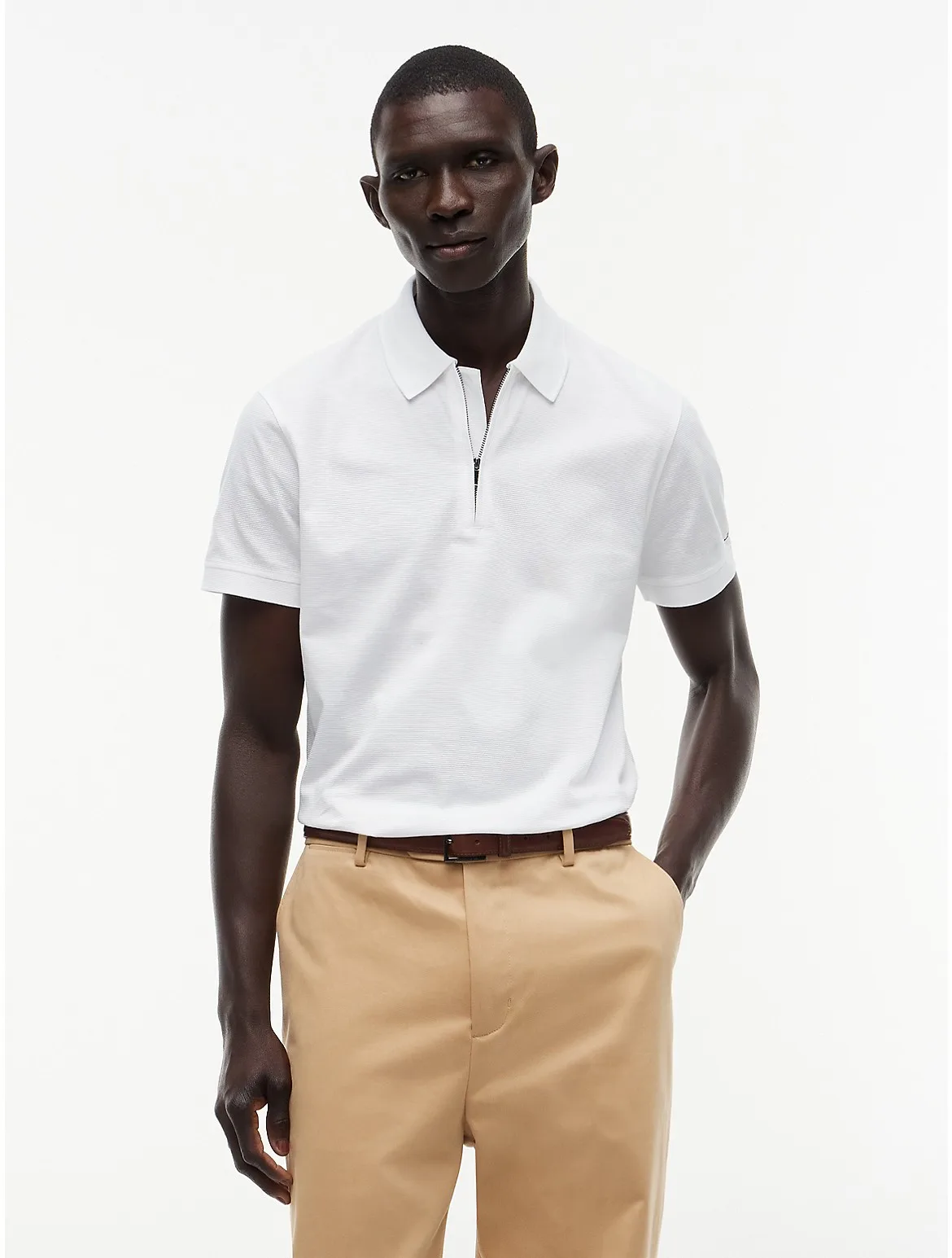 New York Label Regular Fit Performance Polo