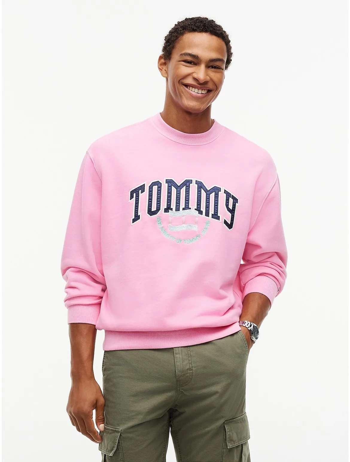 Tommy Jeans Garment-Dyed Sweatshirt by Tommy Hilfiger