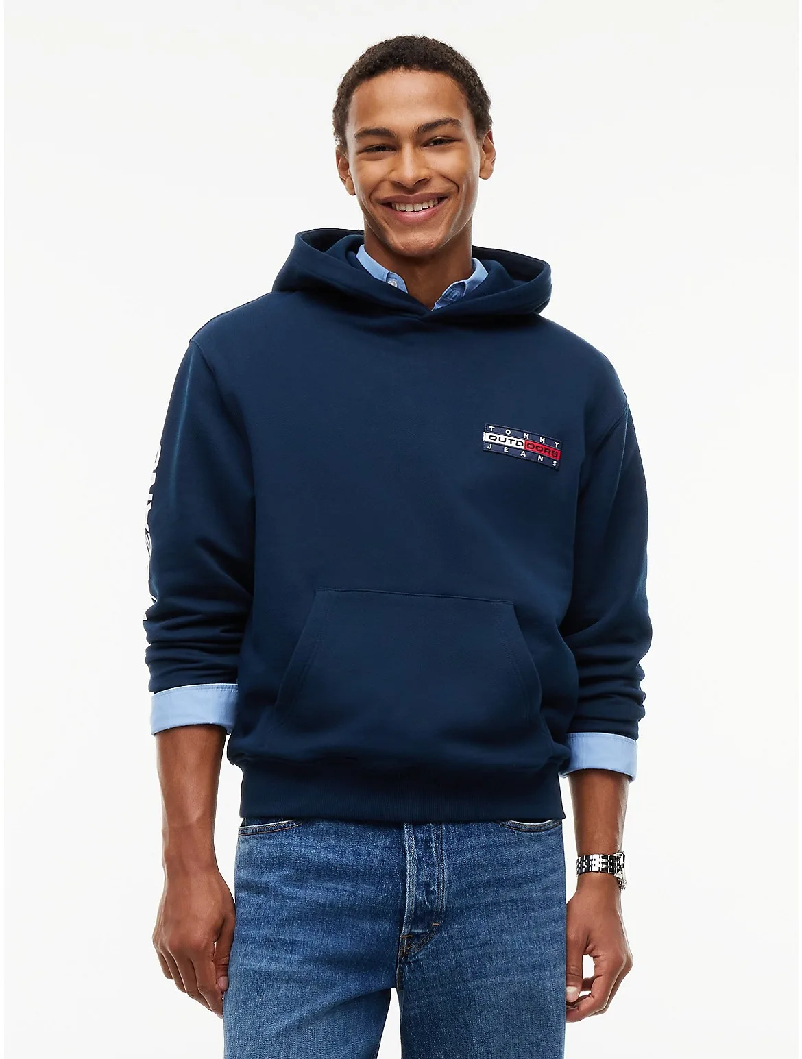 Tommy Jeans Multiflag Outdoor Logo Hoodie by Tommy Hilfiger