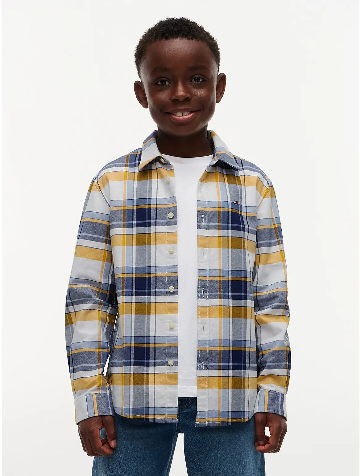 Check Stretch Oxford Shirt by Tommy Hilfiger