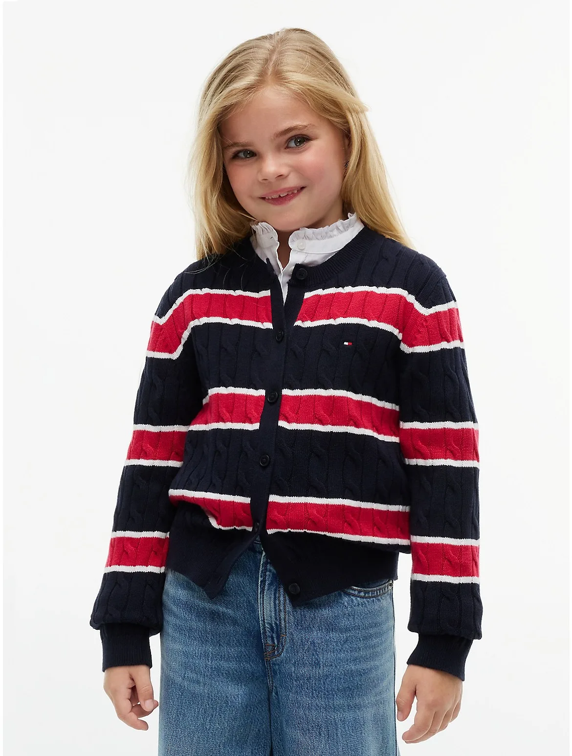 Striped Cardigan by Tommy Hilfiger
