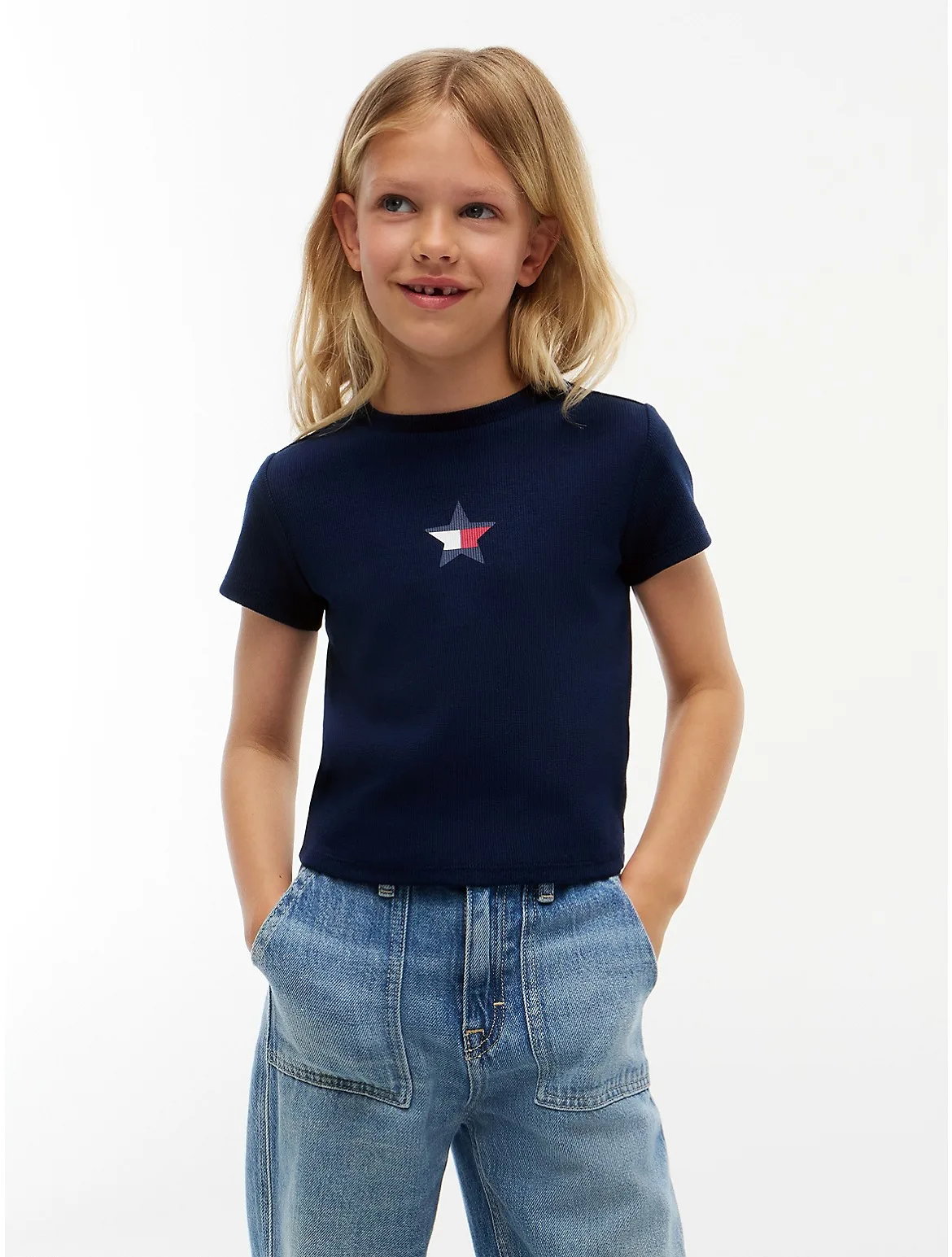 Star Logo Stretch T-Shirt by Tommy Hilfiger