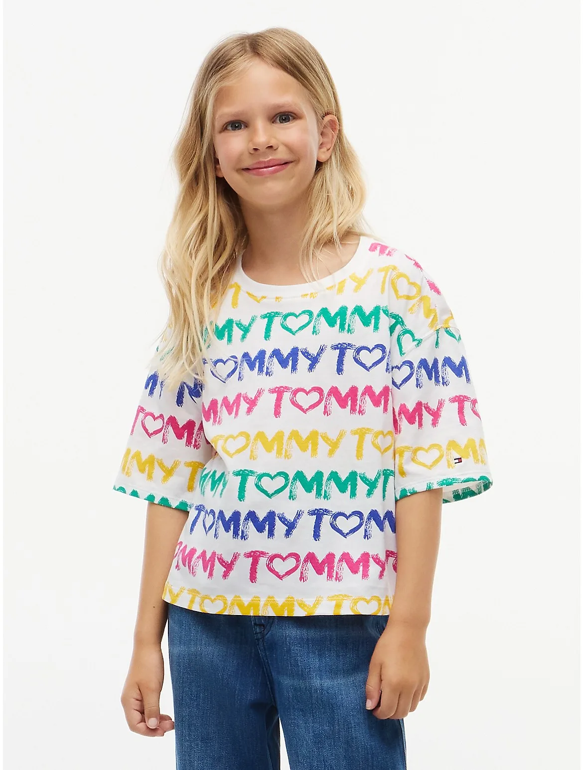 Allover Tommy Logo T-Shirt by Tommy Hilfiger