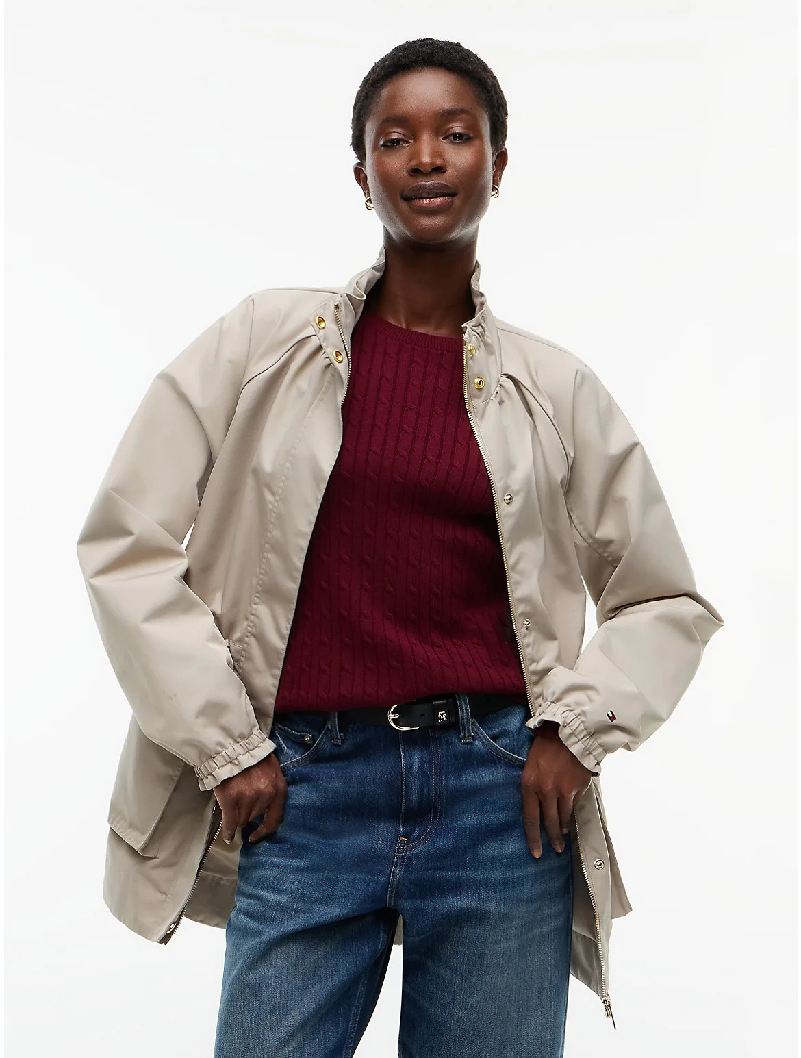 Water-Resistant Yacht Jacket - Stone by Tommy Hilfiger