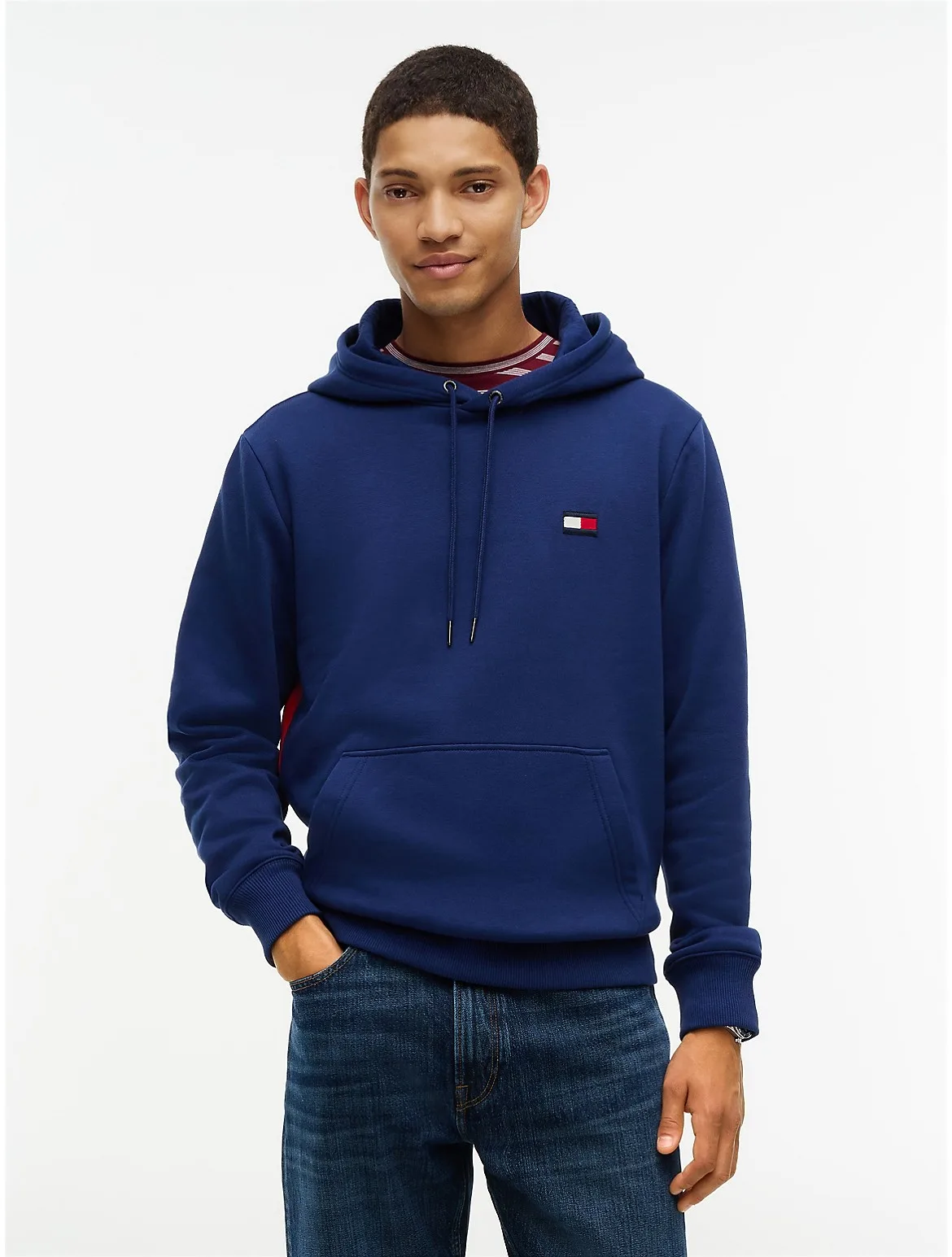Back Flag Colorblock Hoodie by Tommy Hilfiger