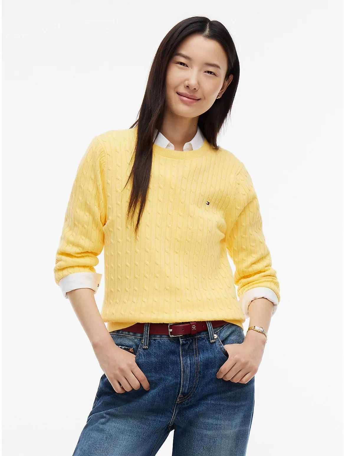 Cable Knit Sweater by Tommy Hilfiger