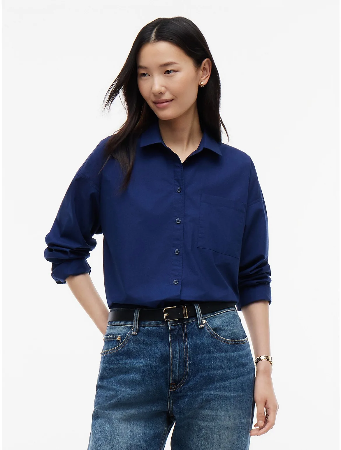Relaxed Fit Cotton Shirt by Tommy Hilfiger