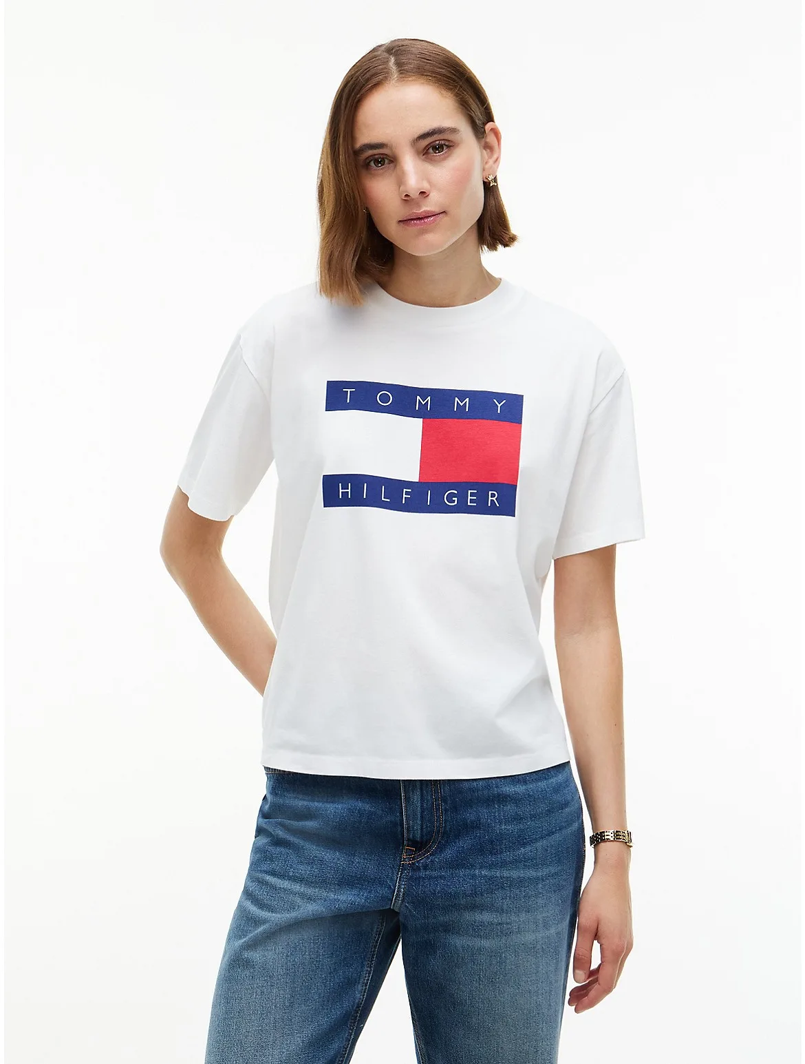 Flag Logo T-Shirt by Tommy Hilfiger