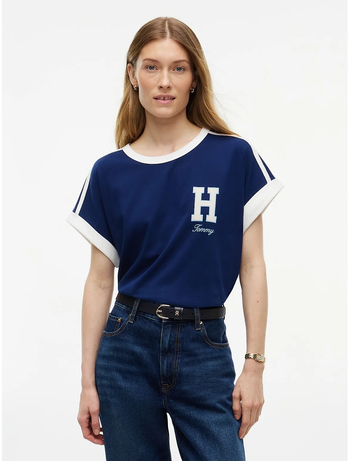 Varsity H-Logo T-Shirt by Tommy Hilfiger